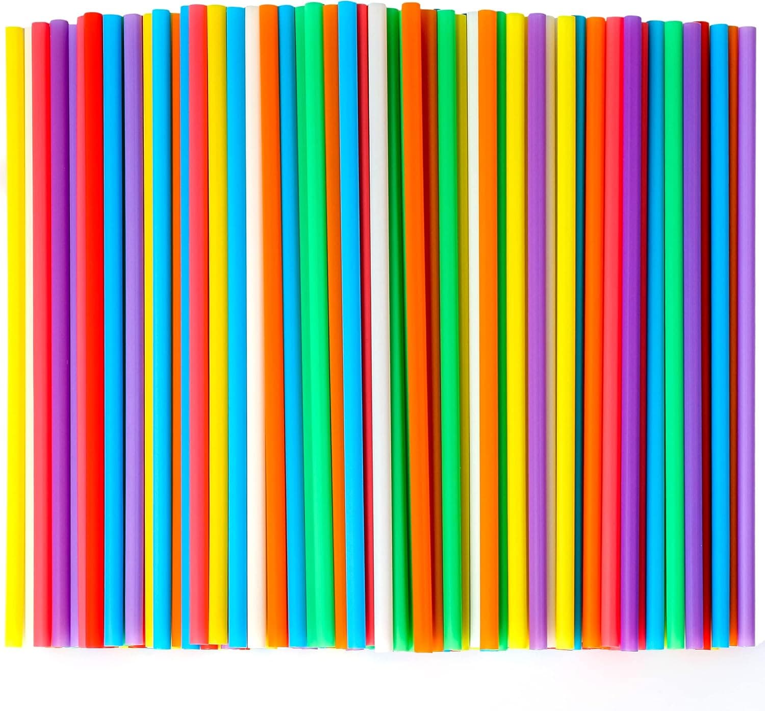 Colorful Drinking Straws, 500 count, 8.26 in